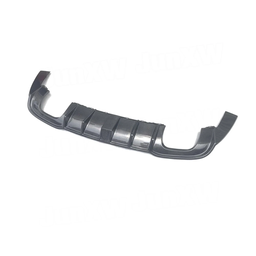 Задний бампер из углеродного волокна спойлер диффузор со светодиодной