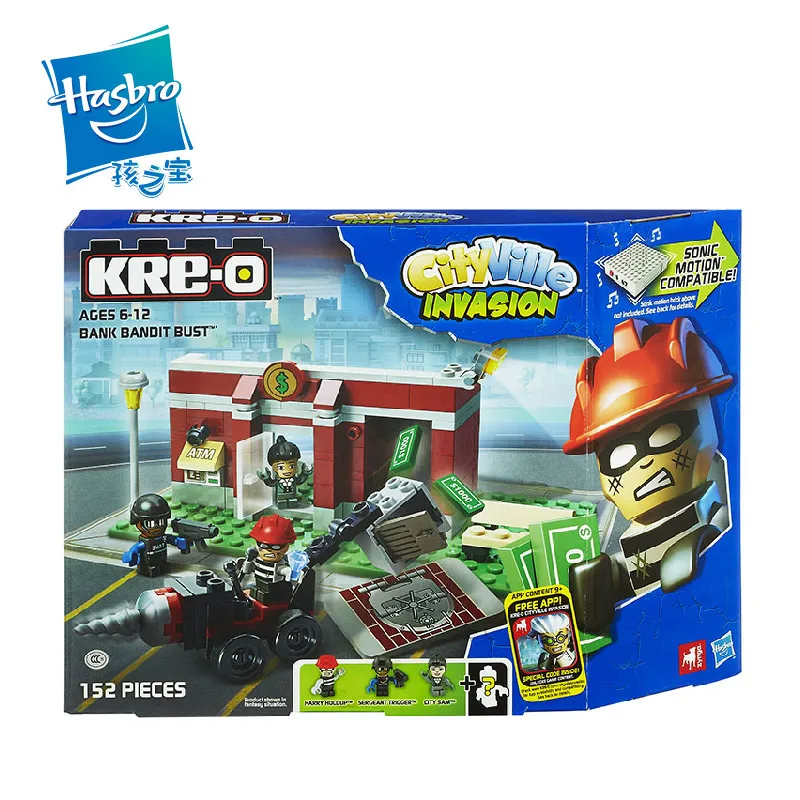 

Строительные блоки Hasbro kreKRE-O onees City, игрушки «сделай сам», развивающие игрушки, детские подарки на день рождения