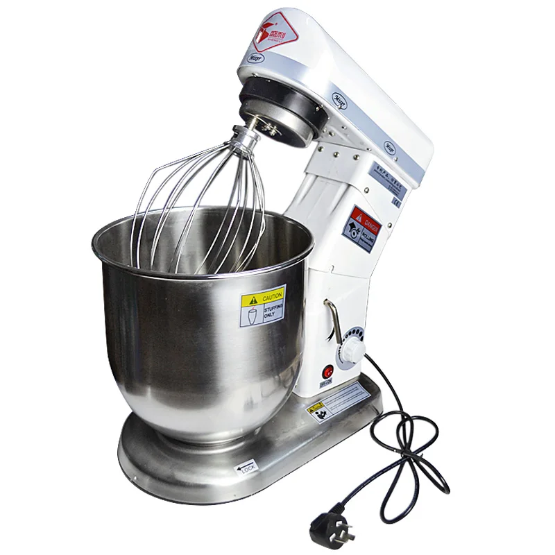 

5L/7L/10L 220V Electric Stand Professional Dough Mixer Household Commercial Planetary Mixer Egg Beater Bread Mixer High Quali