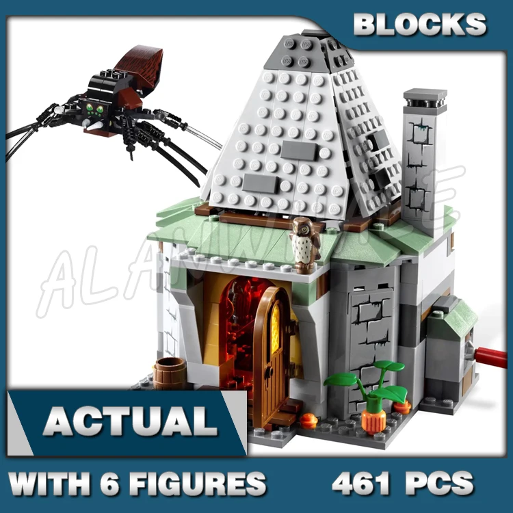 461pcs Magical World of Wizards School Hagrid's Hut Cabin Aragog Giant Spiders 39157 Building Blocks Toy Compatible With Model