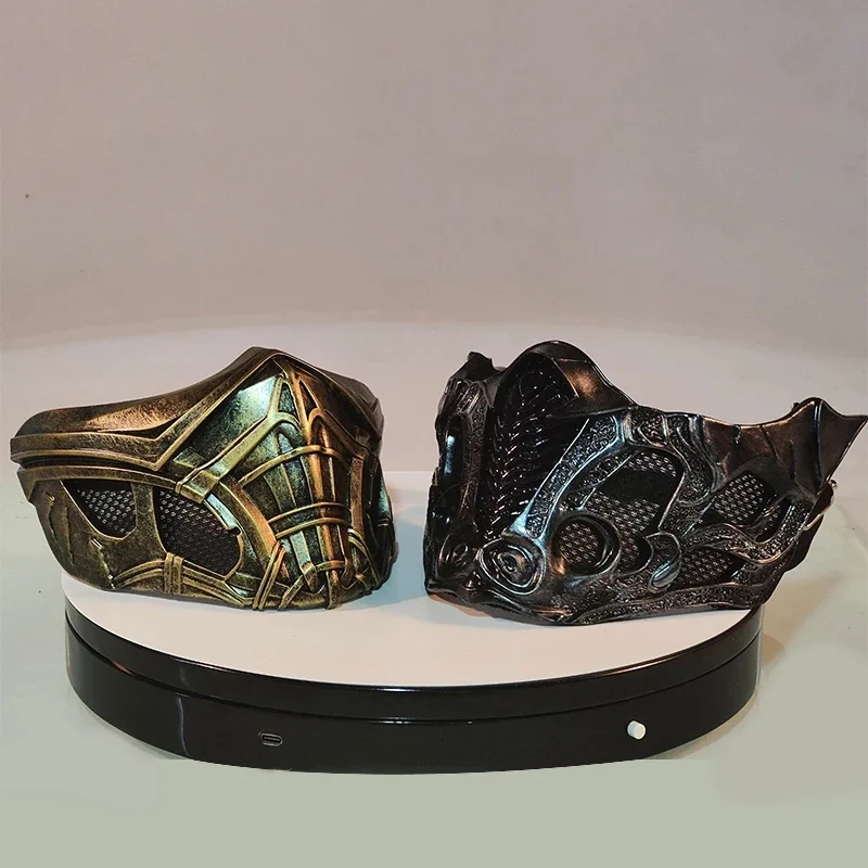 Фото ❤️ Косплей ❤️ Маска для косплея Sub-Zero: Скорпион и Би-Хан (Нуб Сайбот) из игры Mortal Kombat, реквизит для ролевых игр, Хэллоуина и карнавалов ❤️ №2