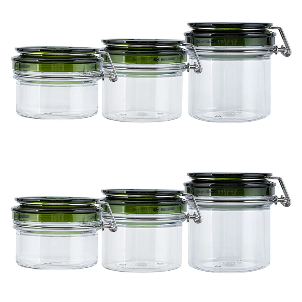 

6pcs Face Cream Dispenser Cosmetic Sample Bottle Ointments Jar Sample Jar