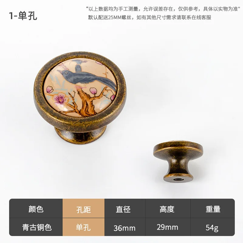 

Классические керамические ручки для шкафа, винтажные дверные ручки для ящиков и шкафа, ручки для шкафа в американском стиле, мебельная фурнитура