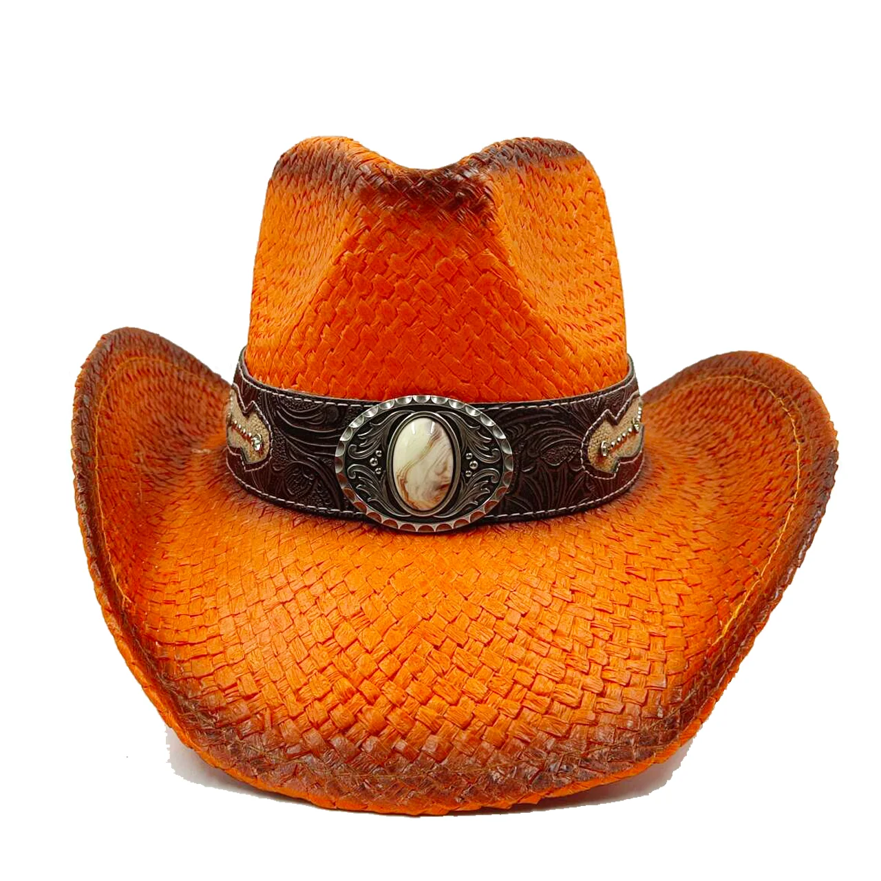 Панама соломенная в ковбойском стиле для мужчин и женщин