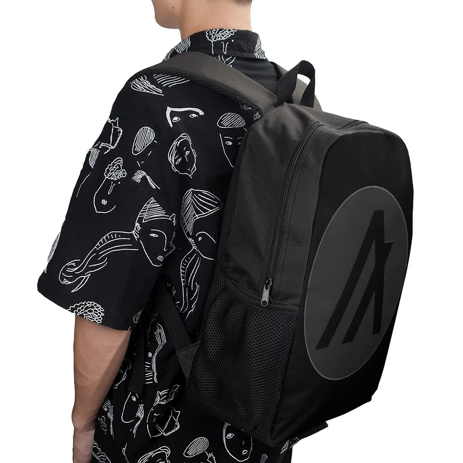 

17 Inch Shoulder Backpack Algorand ALGO Crypto Firm Casual Graphic Snug Travel Blanket Roll