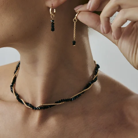 Двухслойное ожерелье YWZIXLN