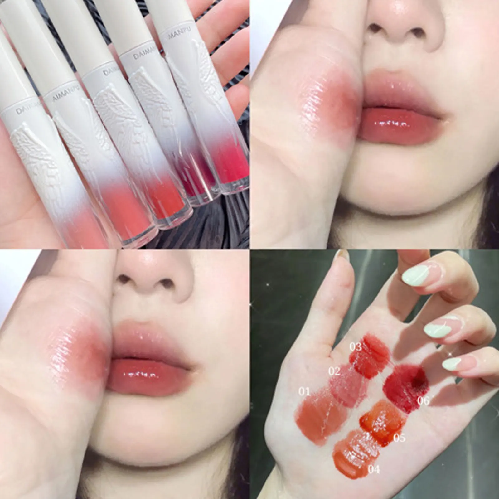 

Mirror Glass Lipstick Matte Velvet Lip Gloss Moisturizing Waterproof Lip Stick Long Lasting Women Sexy Red Lip Makeup Cosmetics