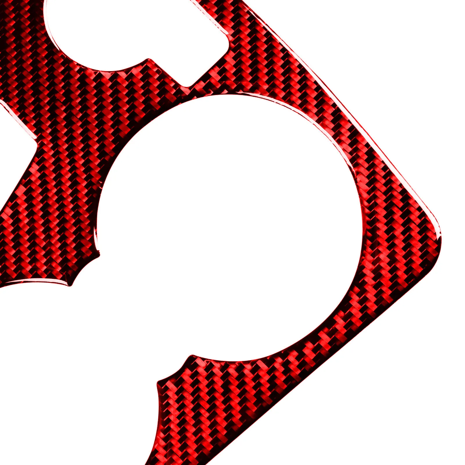 

Carbon Fiber Car Water Cup Holder Cover Trim For Benz C Class W204 2007-14 Car Accessories High-quality Interior Trim Parts