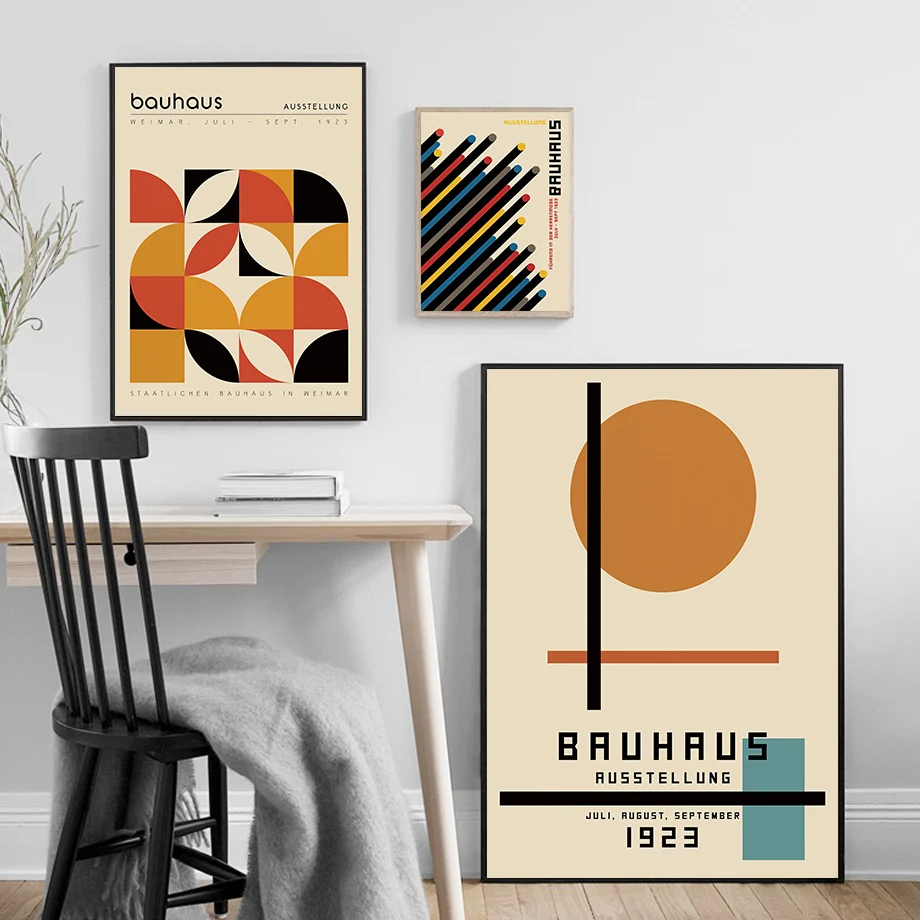 

Eye Sun Runner Chair Colorful Bauhaus Vintage Wall Art Canvas Painting Posters And Prints Wall Pictures For Living Room Decor