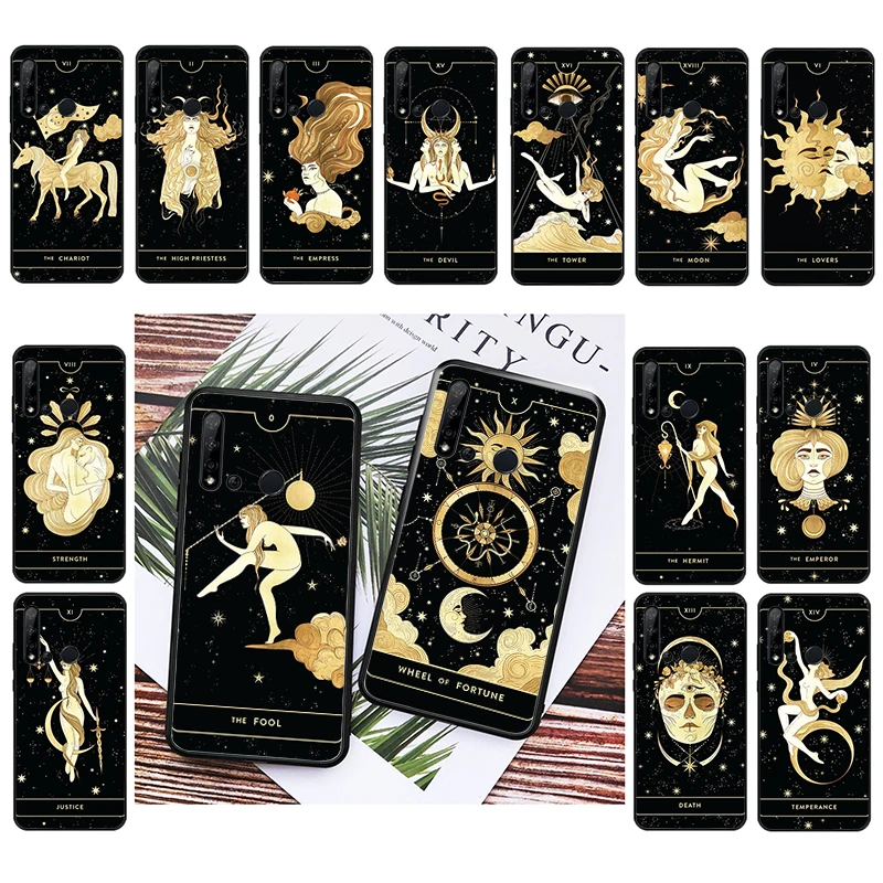 

Divine Feminine Tarot Phone Case For Huawei P50 Pro P30 P40 Lite P40Pro P20 lite P10 Plus Mate 20 Pro Mate20 X