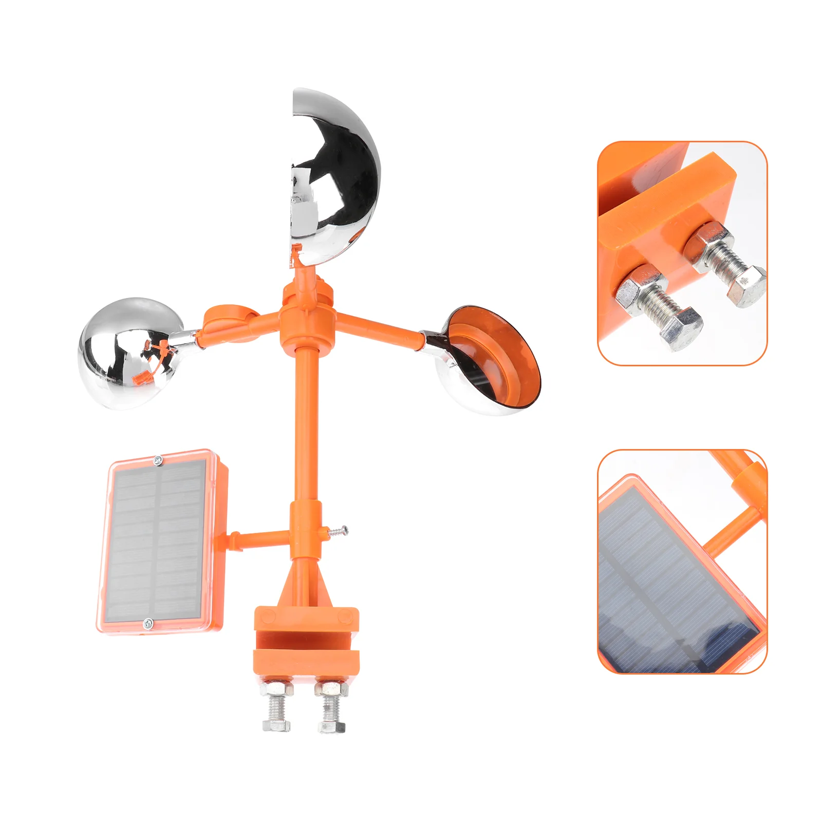 

Wind Bird Outdoor Repeller Pest Power Garden Supply Device Stainless Steel Water-proof Solar