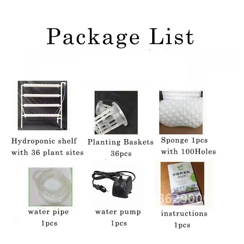 36-гранные гидропонные системы растений комплект для выращивания детские горшки