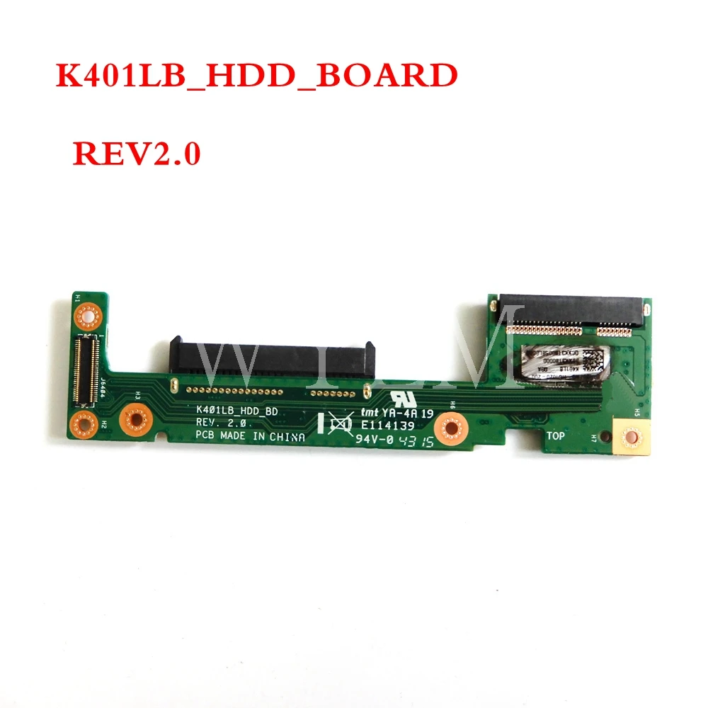 K401LB HDD _ плата REV2.0 для ASUS K401 K401L K401U K401UB материнская ноутбука тестирование ОК