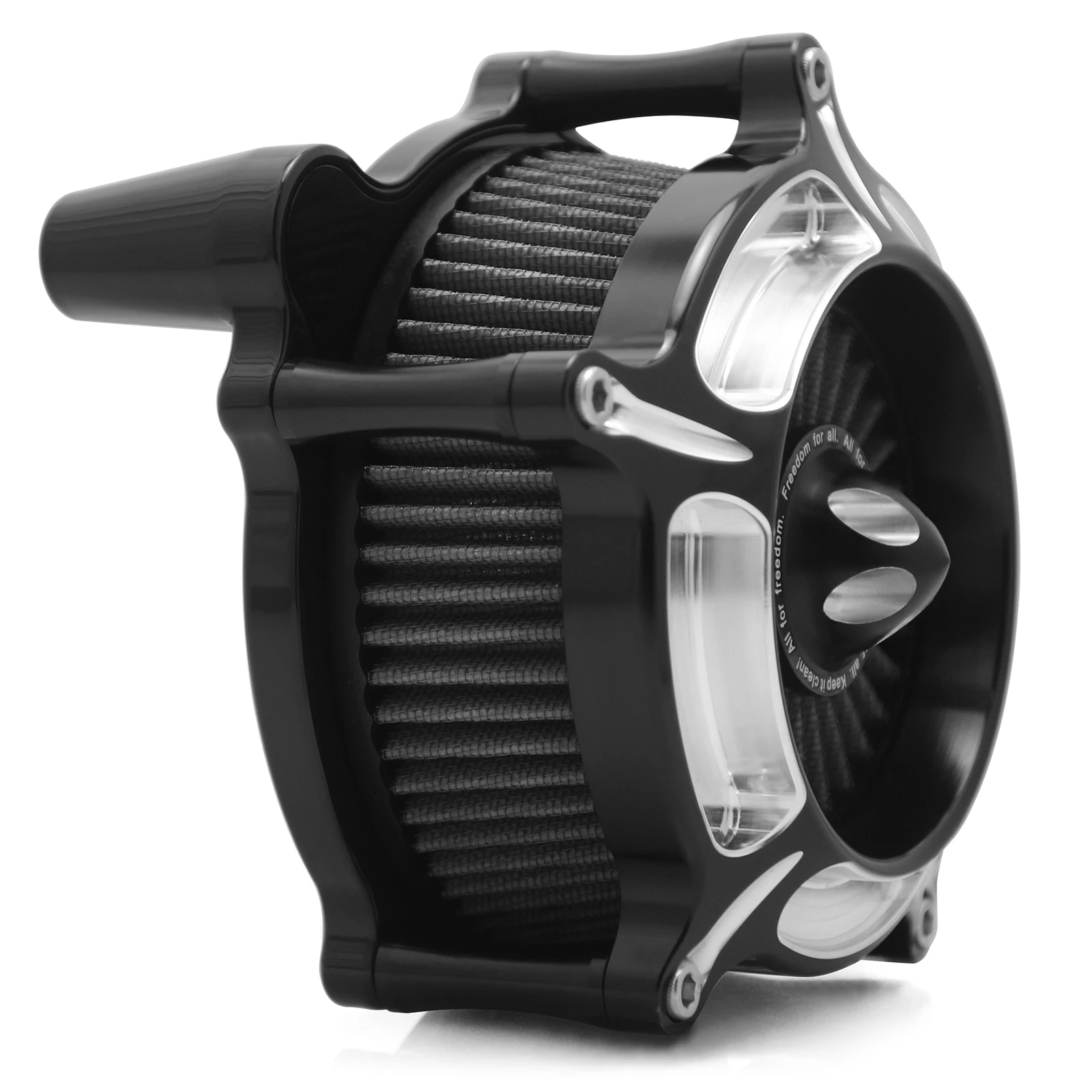 Турбинный фильтр с ЧПУ для очистки воздуха Harley Flht Flhr Elera Glide Softail 16-17 комплект