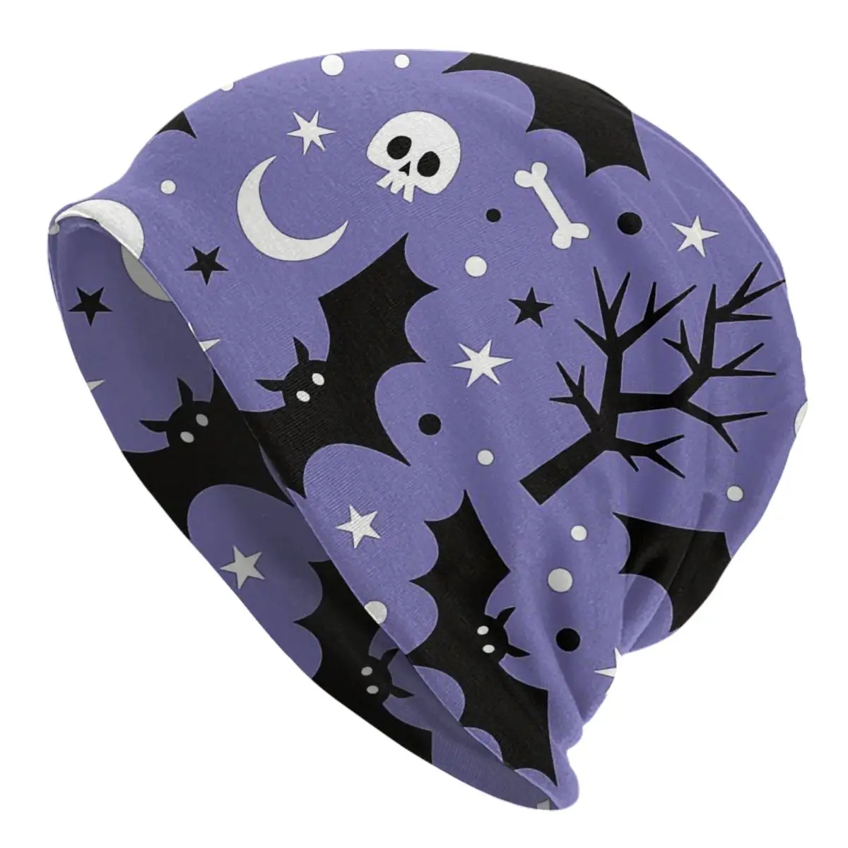 

Черные летучие мыши шляпа мужская уличная тонкая шляпа Хэллоуин облегающие шапочки шапки для мужчин и женщин стильные хлопковые шапки