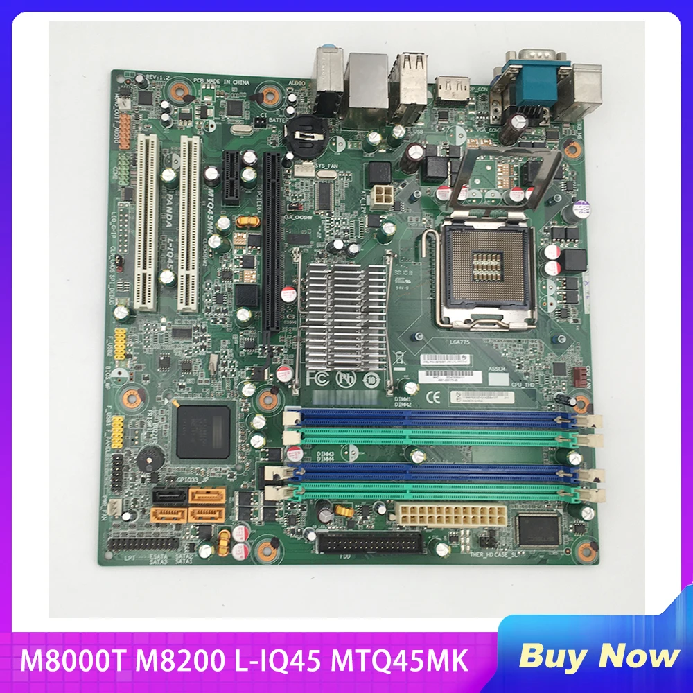 Desktop Motherboard For Lenovo M8000T M8200 L-IQ45 MTQ45MK 89Y9303 Double PCI Q45 Fully Tested