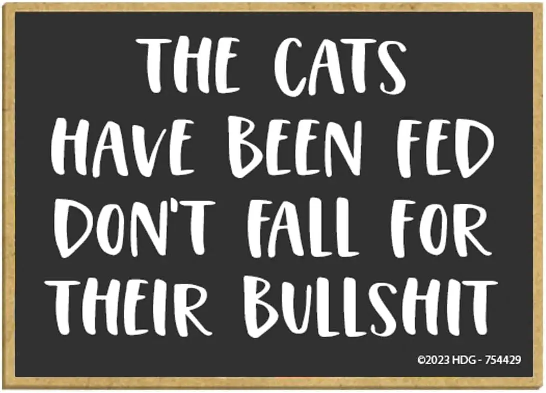 Медовые подарки кошки были подавлены не выпадают из их херни 3 5 дюйма на 2 магниты