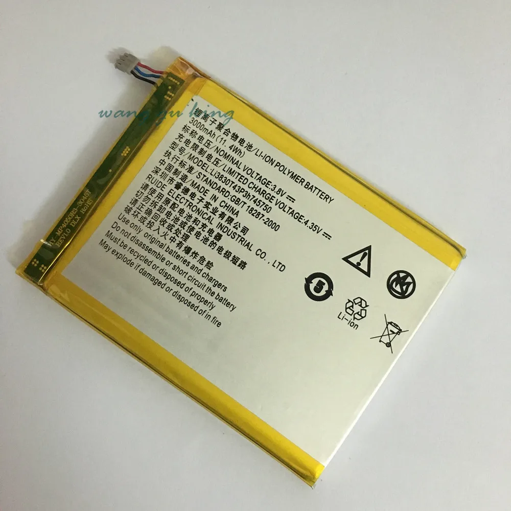 

3,8 V 3000mAh Li3830T43P3h745750 для фотографий