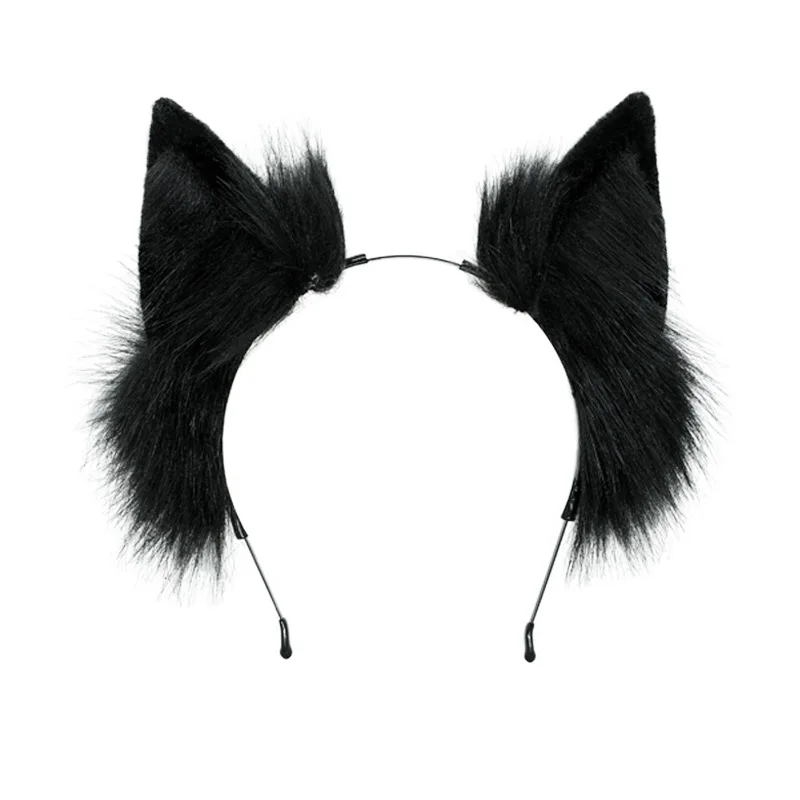 

Handmade Cat Long Plush Ear Maid Cosplay Prop Simulation Bendable Ears Headband Headdress Lolita Costume Accessories