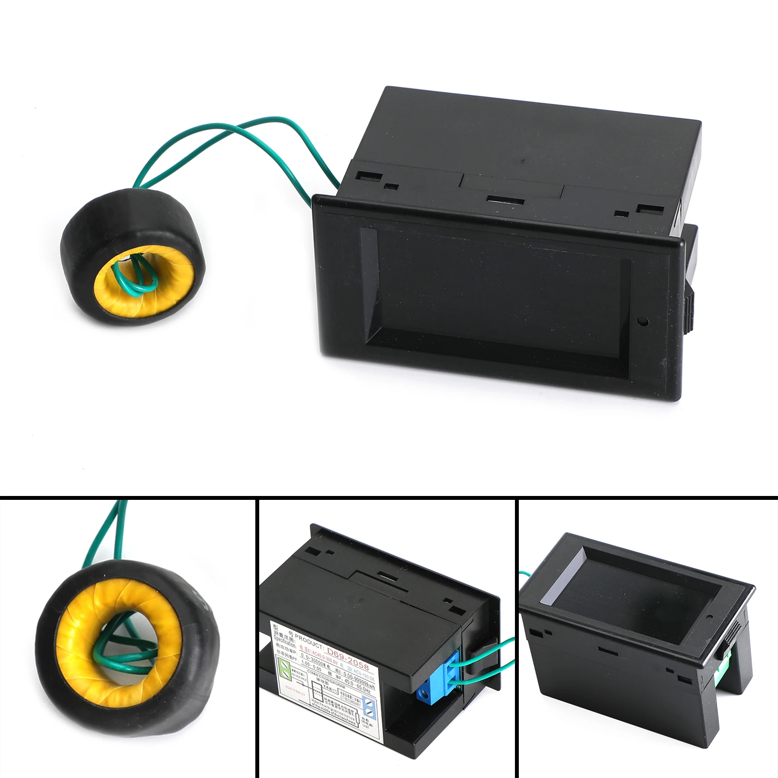 

Artudatech AC 80-300V 100A Digital Ammeter Voltmeter Volt Amp Power Kwh Frequency Factor