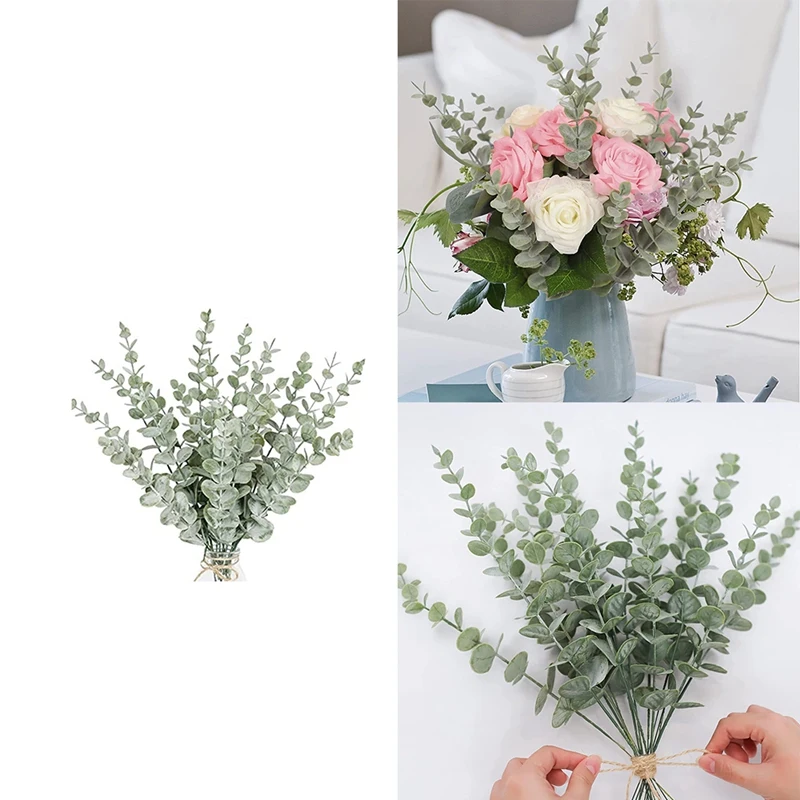 

Eucalyptus Stems Artificial Eucalyptus Leaf Stems True Gray Green Touch Leaf Branches