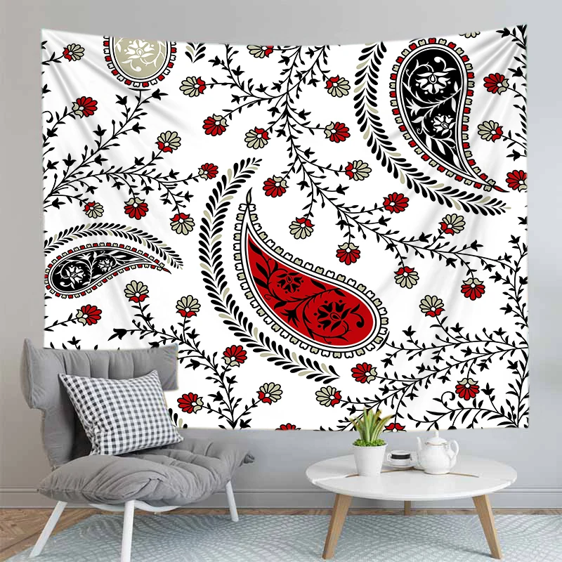 

Polyester Tapestry For Living Room Bedroom Decor Bohemia Style Wall Cloth Art Hanging Fashion Pattern Tapestry