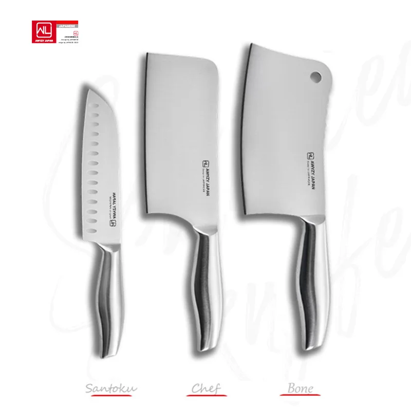 Японские кухонные ножи шеф-повара сантоку профессиональный резец из нержавеющей
