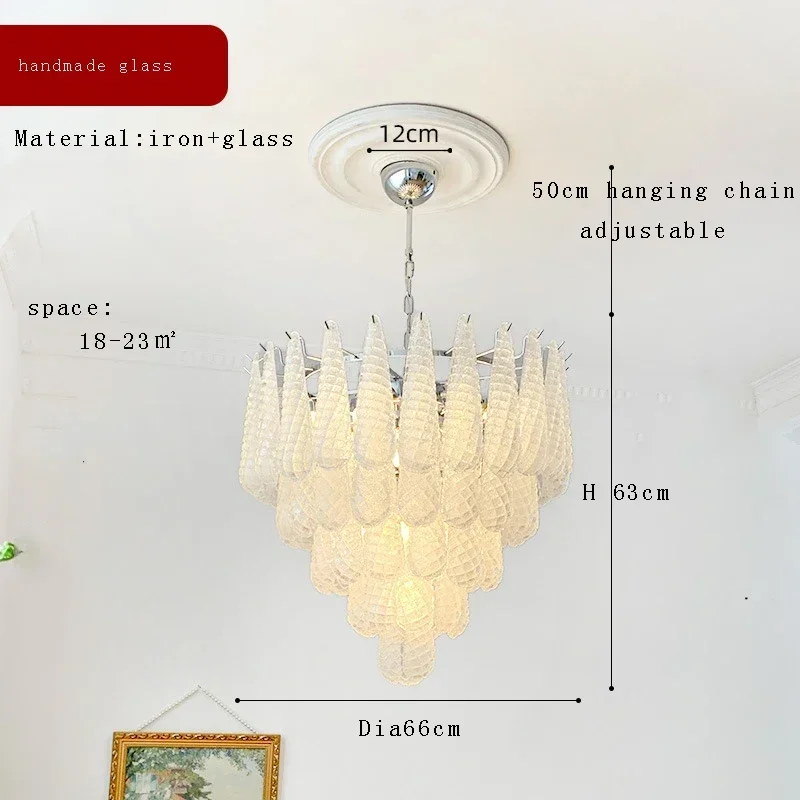 

Стеклянная люстра Lampara De Techo