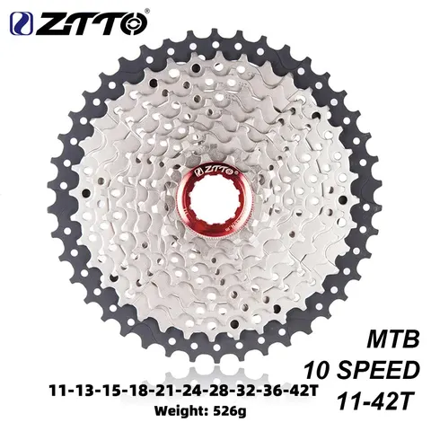 Кассета ZTTO MTB 8 s 9s 10s 11-42T 11-46T 11-50T велосипедная Звездочка 8 скоростей 9 10 скоростей свободное колесо 10 в K7 широкий диапазон с вешалкой