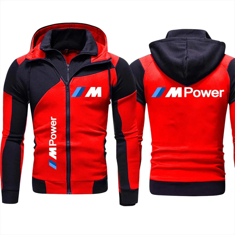 BMW M Power Jacket Толстовка Мужская велосипедная толстовка Мотоциклетная байкерская