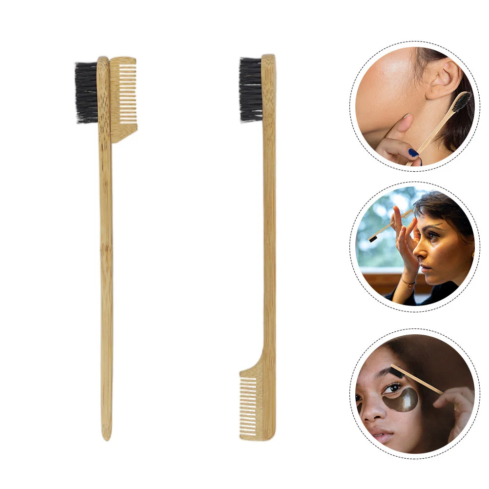 

2Pcs Eyelash Tool Simple Comb Multipurpose Eyelash Brush for Makeup