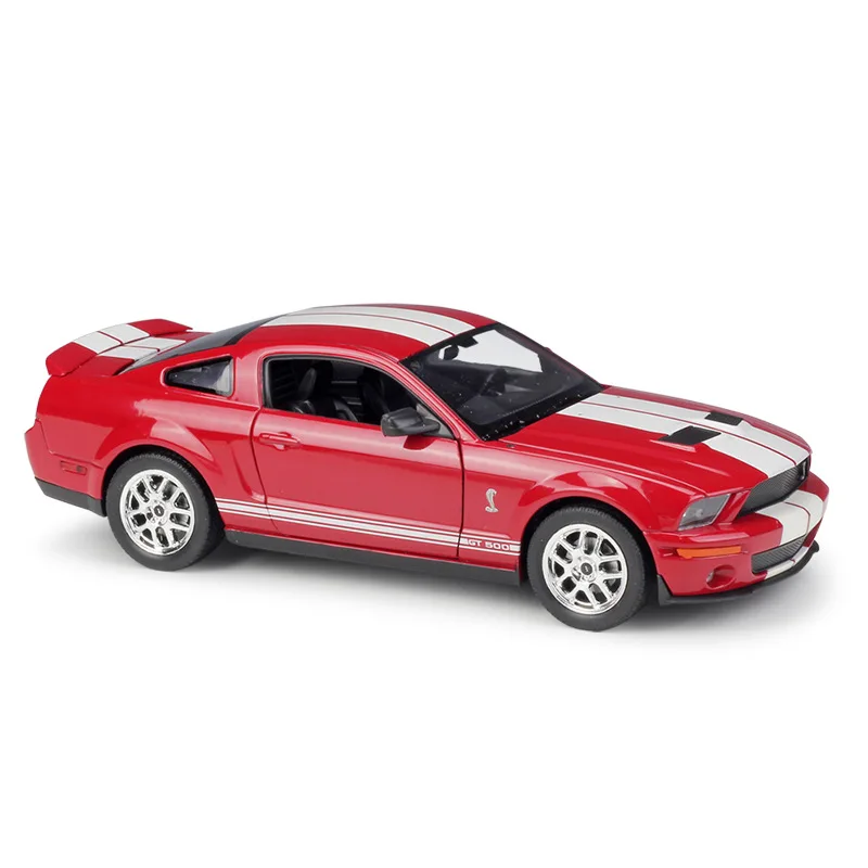 

WELLY 1/24 Scale Car Model Toys 2007 Shelby Cobra GT500 Diecast Metal Car Model Toy For Gift,Kids,Collection