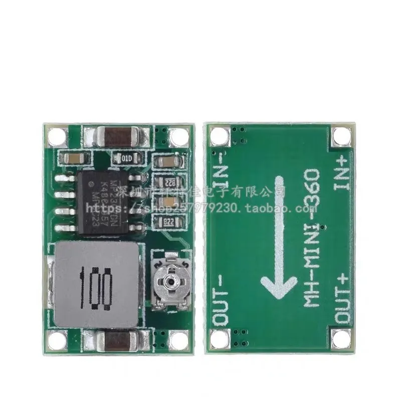 Понижающий преобразователь мини 4 75 Ом с 340-23 В до 1-17 в 360 кГц Mini-