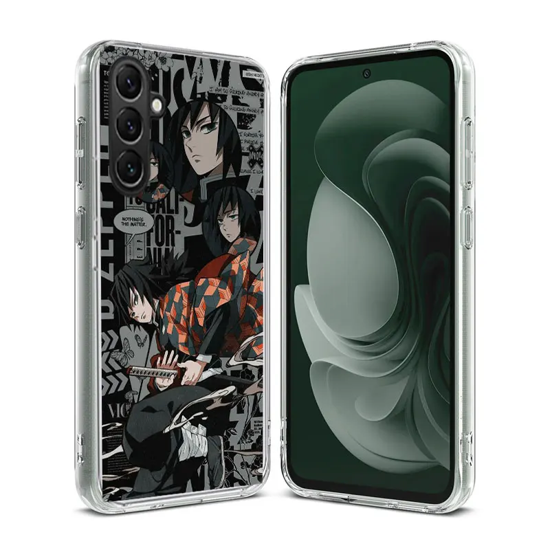 Kimetsu No Yaiba Demon Slayer Аниме Чехол для телефона Samsung S25 Ultra S24 FE Galaxy A70 A50 A40 A30 A20S A20E M30S M32 M21 J8