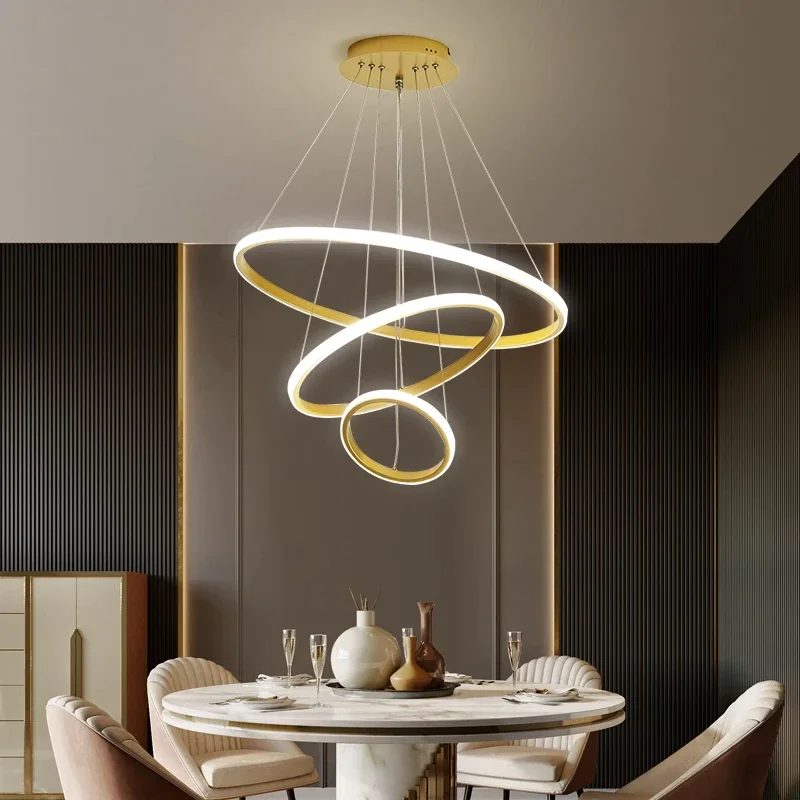 

Modern LED Chandelier Remote Dimmable Indoor Lighting For Bedroom Restaurant Study Dining Living Room Light Fixtures Home Lustre