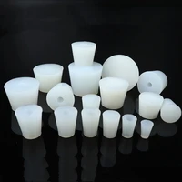 food grade silicone fermenter cover plug white with 8mm hole for airlock valve brew wine rubber lids fermenting supplies
