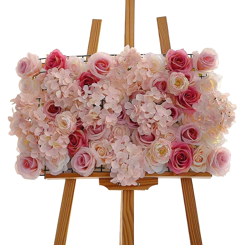 

Ice Silk Fabric Party Backdrops 3d Pattern Fake Flower Wall Artificial Plants Wedding Decoration Engagement Birthday Home Decor