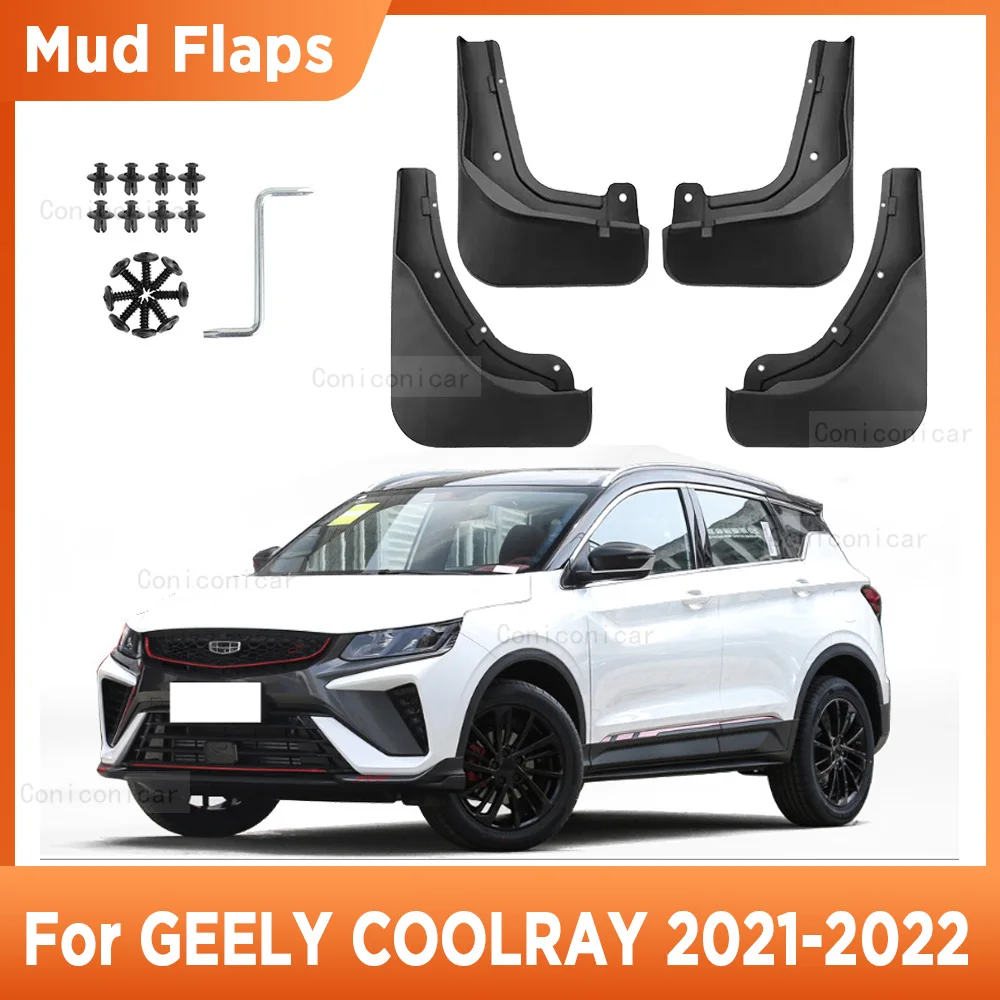 

4 шт., брызговики для GEELY COOLRAY 2021 2022