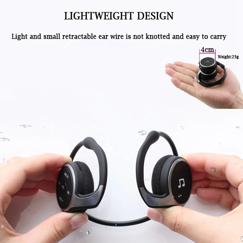 Suicen AX-698 Спортивные наушники Bluetooth Поддержка 32G TF-карты FM-радио Портативные