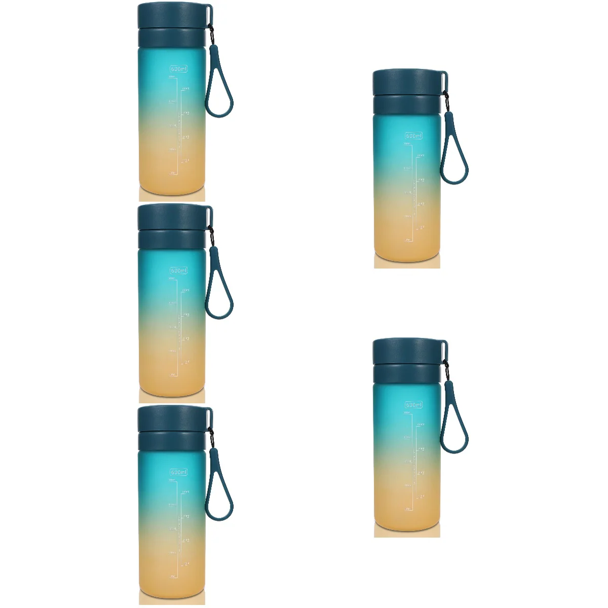 5x Mug Outdoor Sports Simple Style Bottle Bottle Practical Bottle Jug for Fitness Camping
