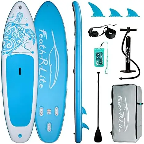 

Stand Up Paddle Board 10'5''/ 11'6'' Ultra-Light SUP with Inflatable Paddleboard Accessories,Fins,Adjust