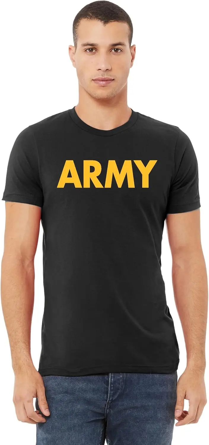 Армейская мужская футболка | Военная подготовка PT Упражнения для тренировок