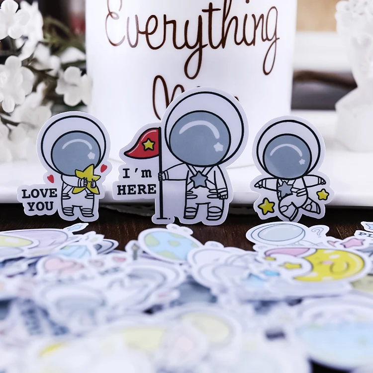 

80pcs Little astronaut scrapbooking stickers /decorative sticker /DIY craft photo albums