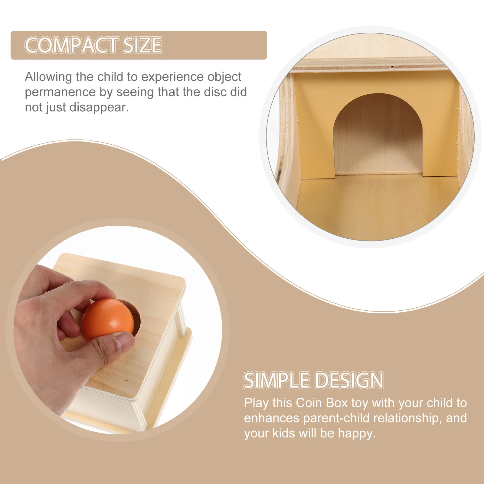 Игрушка-коробка для монет выращивание концентрации раннее образование