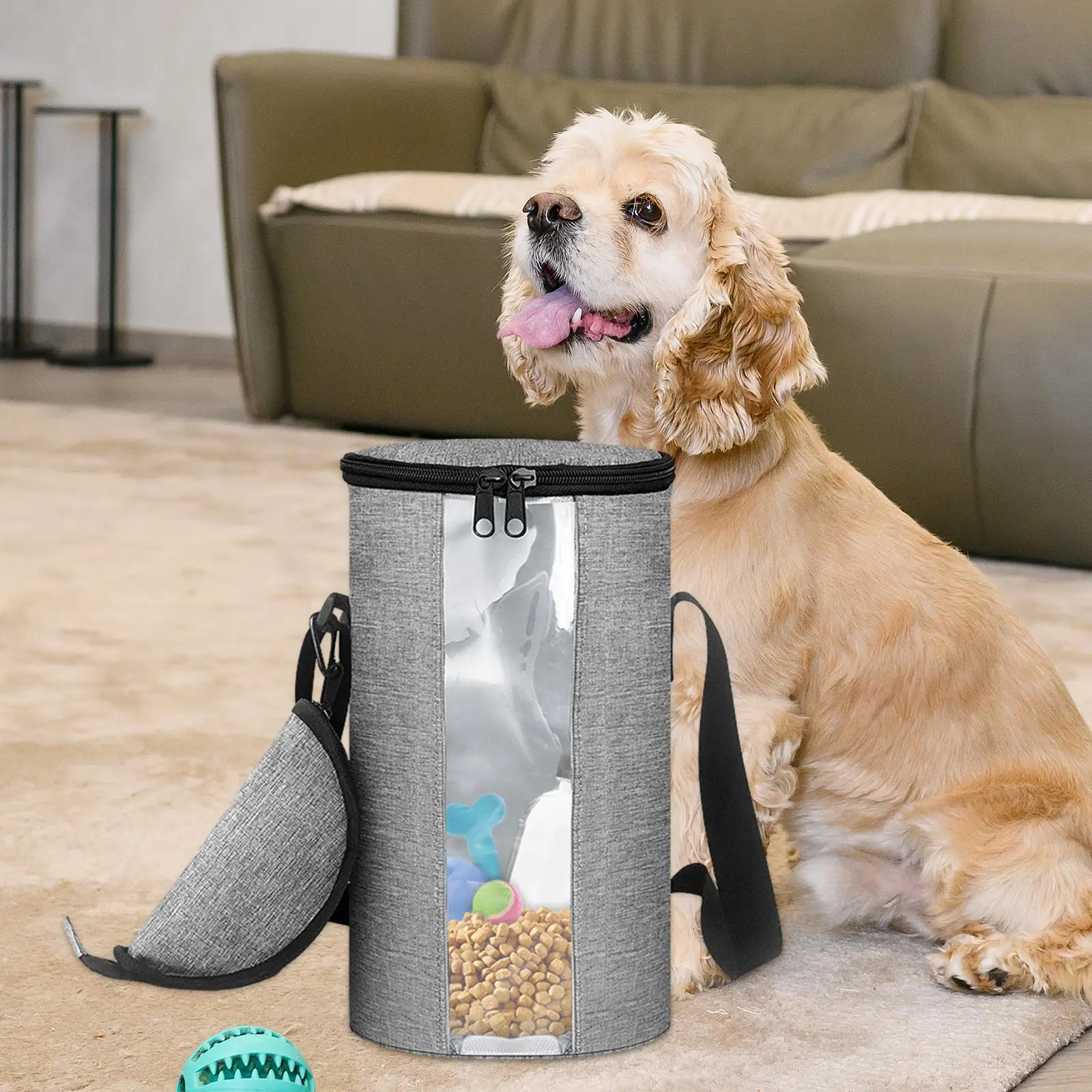 

Регулируемая Портативная сумка для собак