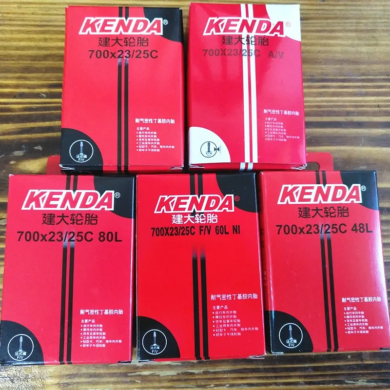 

Kenda Bicycle Tire Tube Road bike Inner Tube Tires Rubber AV/FV 700 * 23C/25C 1pcs Bicycle Parts