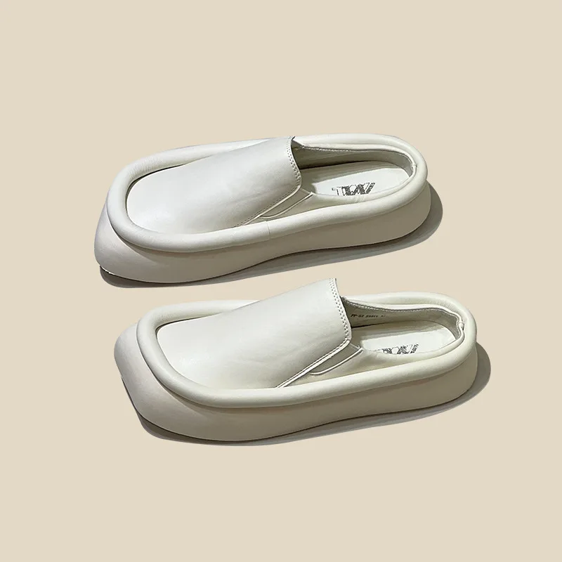 

New Platform Green Woman Slippers Fashion Women Summer Shoes Designer Flip Flops Outdoor Beach Slippers Flat Leather Slaps