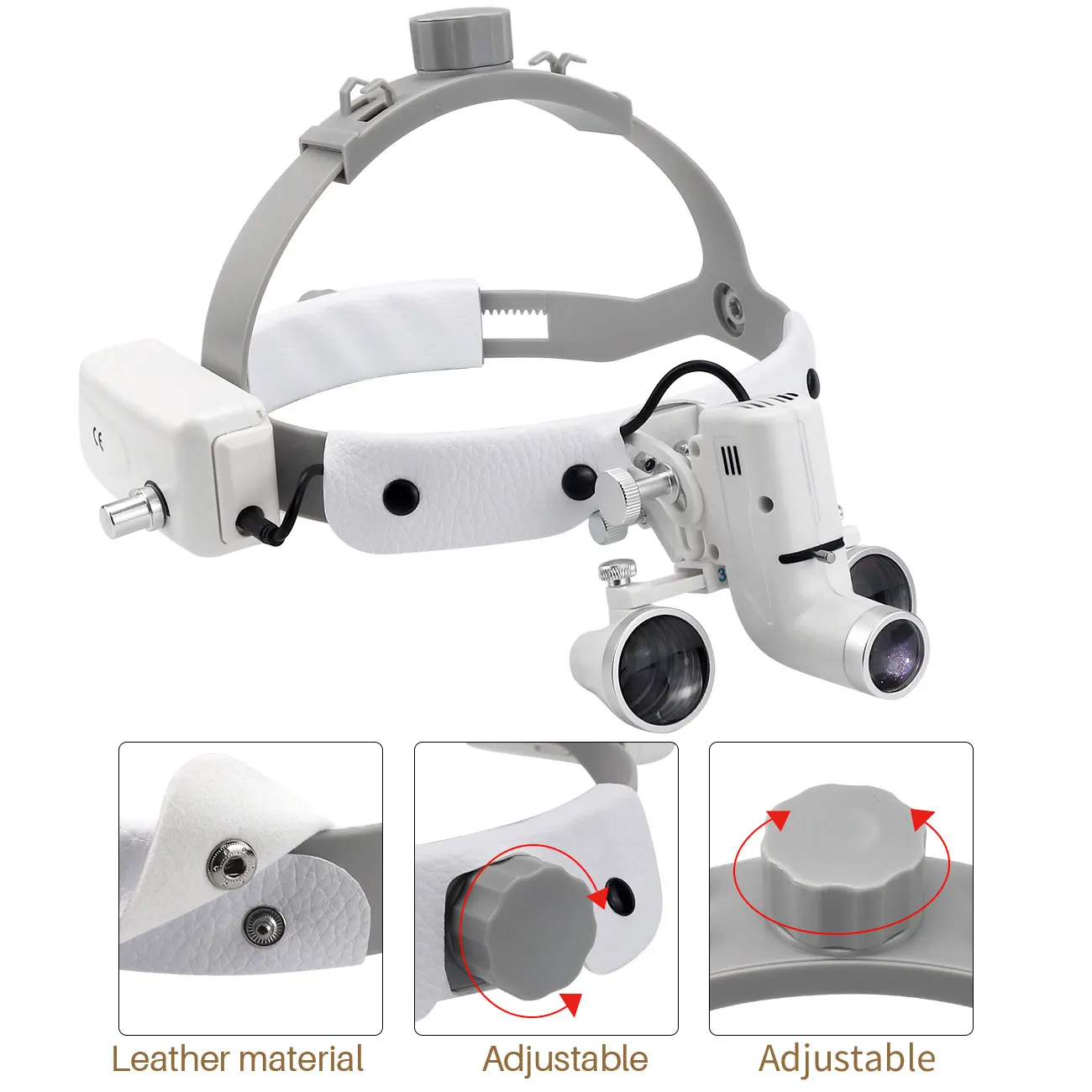 2 5X/3 5X стоматологические хирургические 5WLED фонари с регулируемой яркостью для