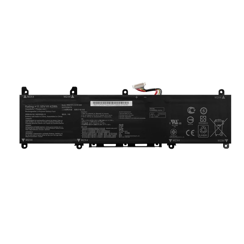Новый оригинальный C31N1806 Аккумулятор для ноутбука ASUS VivoBook S13 S330FA-EY001T S330UA S330UN-EY011