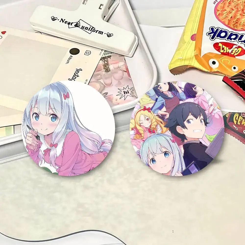 Фото Значки-броши с персонажами аниме Eromanga Sensei, мультяшные значки для друзей, украшения для рюкзаков и одежды, коллекционные аксессуары, подарок №3